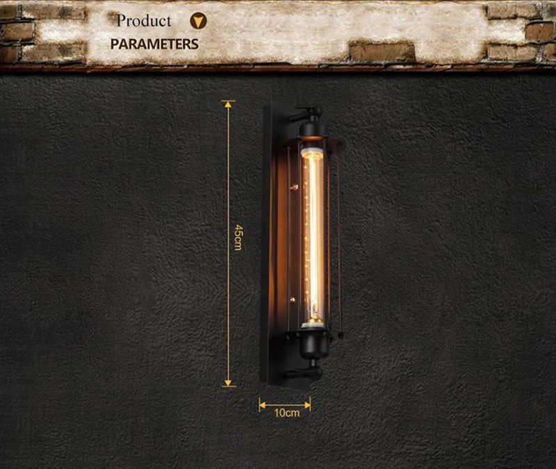 Retro Iron Wall Light