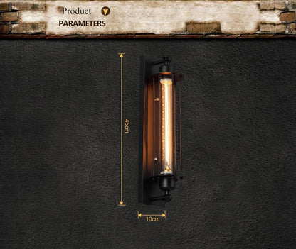 Retro Iron Wall Light