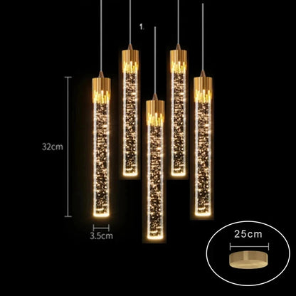 Crystal Rod LED Pendant