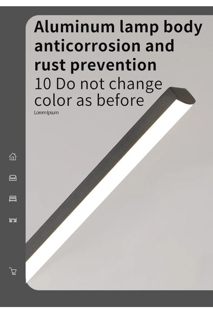 Slim Linear LED Pendant