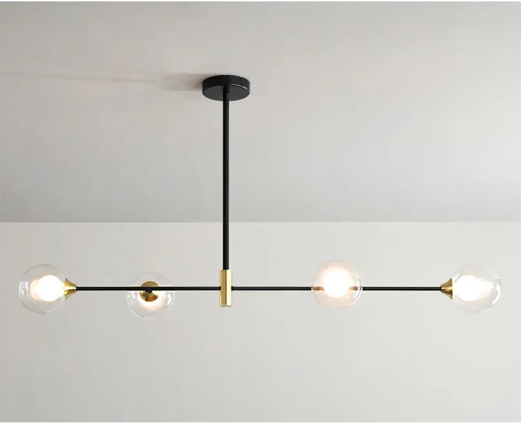 Glass Globe Chandelier