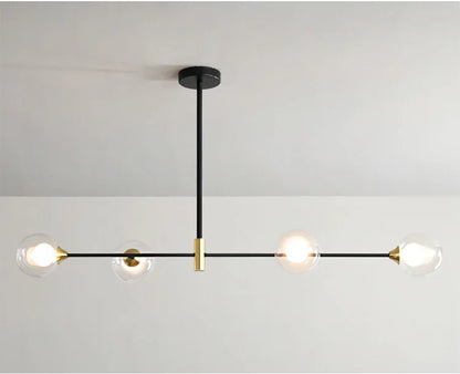 Glass Globe Chandelier