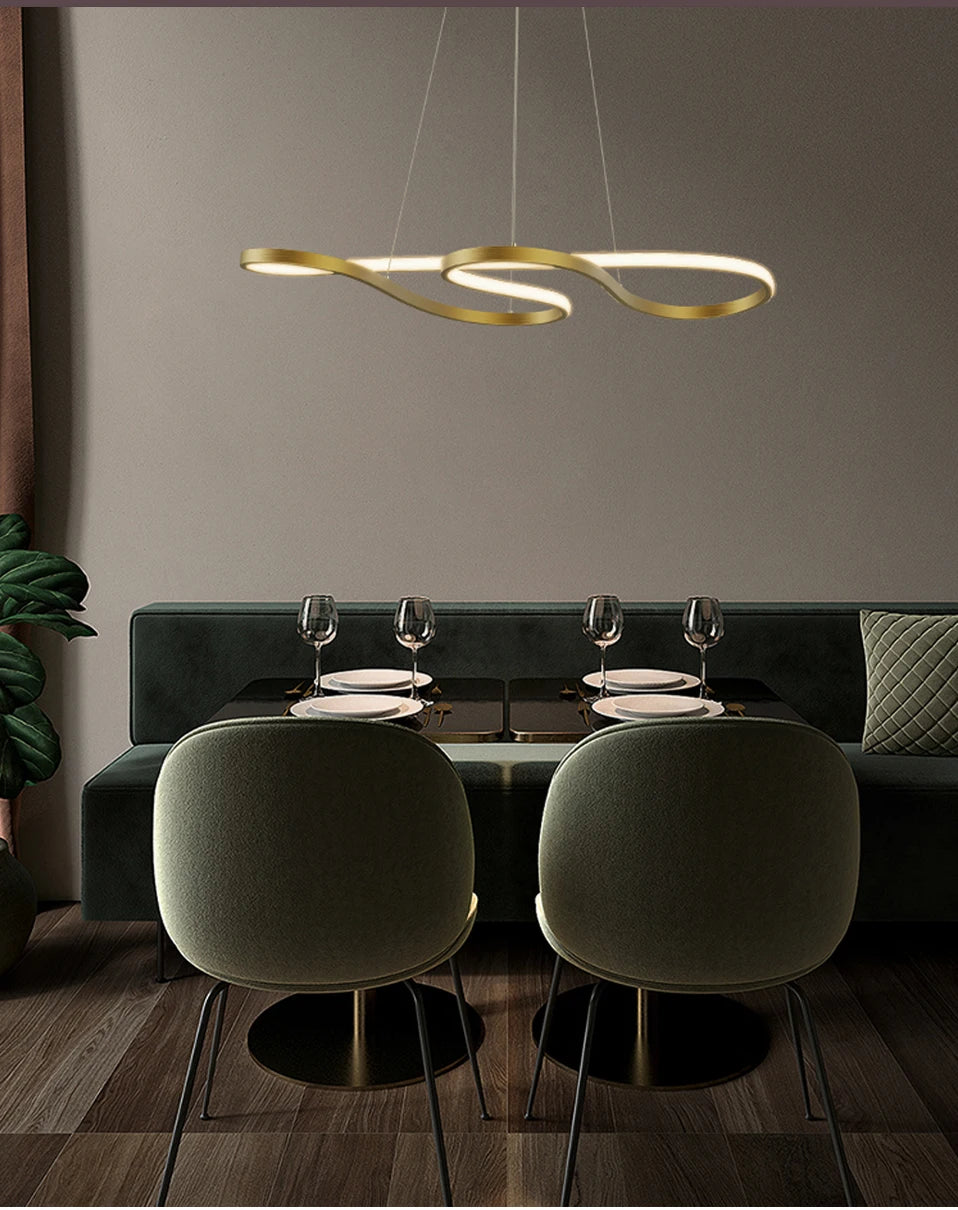 Linear LED Kitchen Island Pendant