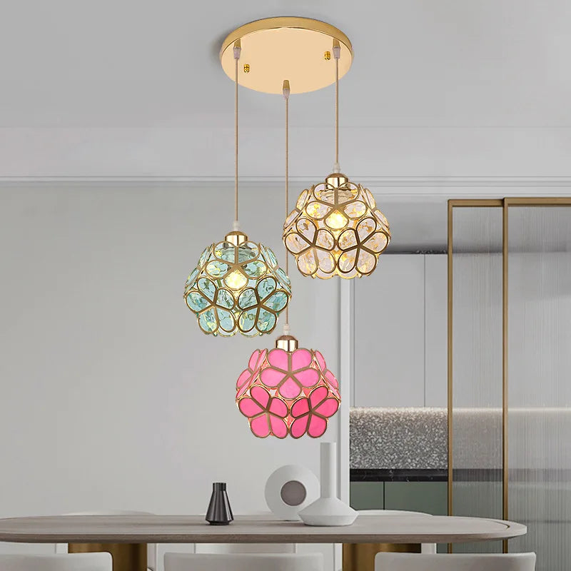 CETANT Petal Shaped Macaron Single Head Ceiling Lamps