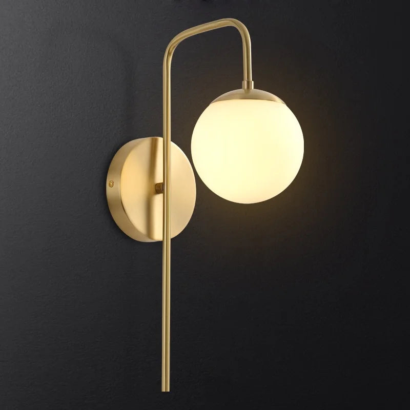 Nordic Glow Plug-In Wall Sconce Light