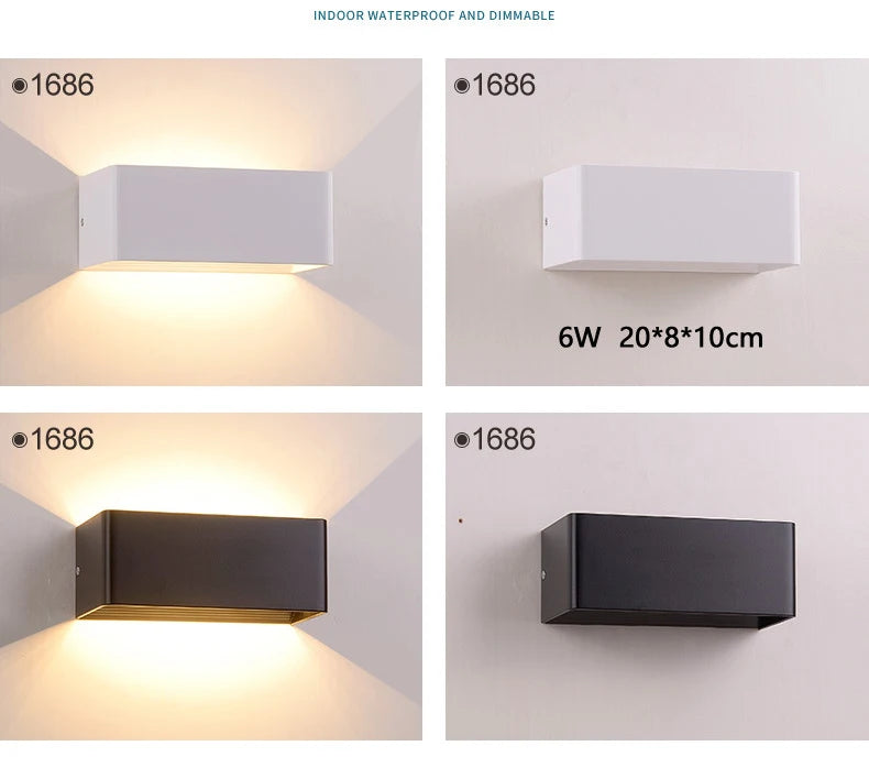 TRAZOS AquaGlow Wall Light - Modern LED Decor