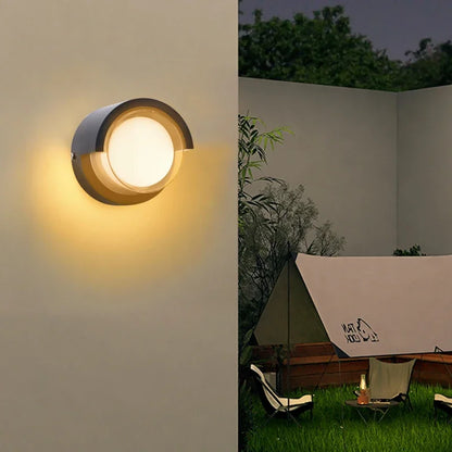 Waterproof Modern LED Wall Lamp for Outdoor Spaces
