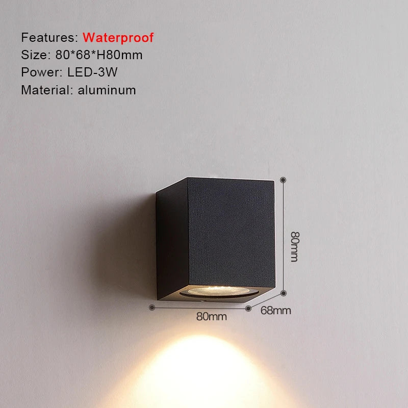 TRAZOS AquaGlow Wall Light - Modern LED Decor