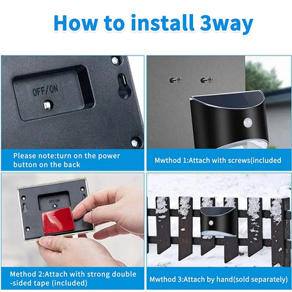 Sunlit Sconce: Waterproof Solar Wall Light