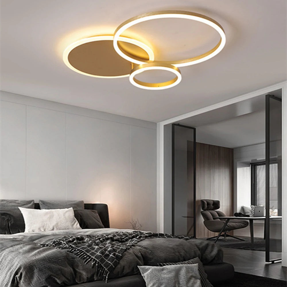 CircleGlow LED Chandelier - Modern Home Lighting