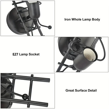 ClimbBright: Modern Wall Sconce for Creative Spaces