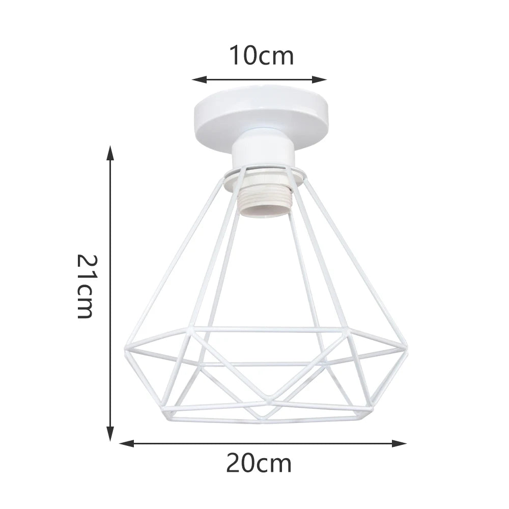 Retro Loft LED Ceiling Lamp - Vintage Charm