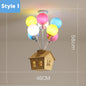 Colorful Balloon LED Wood Ceiling Light
