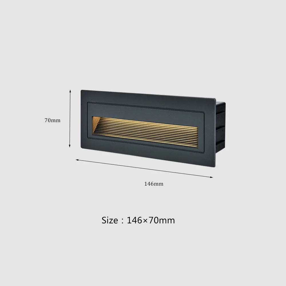 Recessed LED Step Light