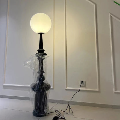 Mid Century Floor Lamp Minimalist Column Floor Lamp