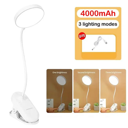 Clip-On Rechargeable Desk Lamp