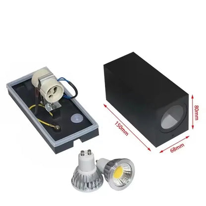 Double Head Outdoor Wall Light
