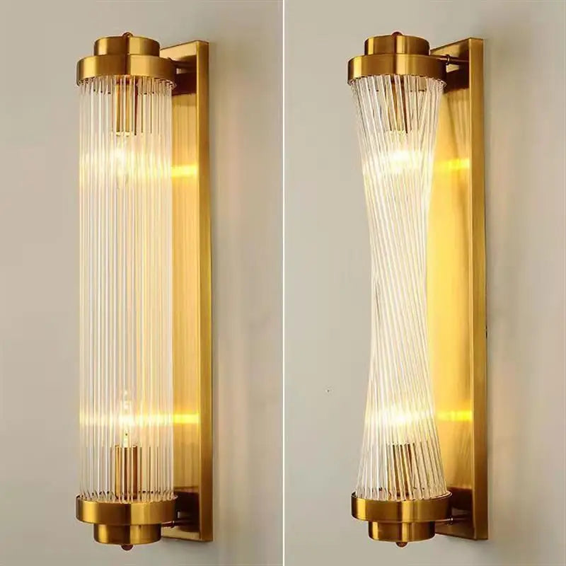 GlowWave Modern Crystal Wall Sconce