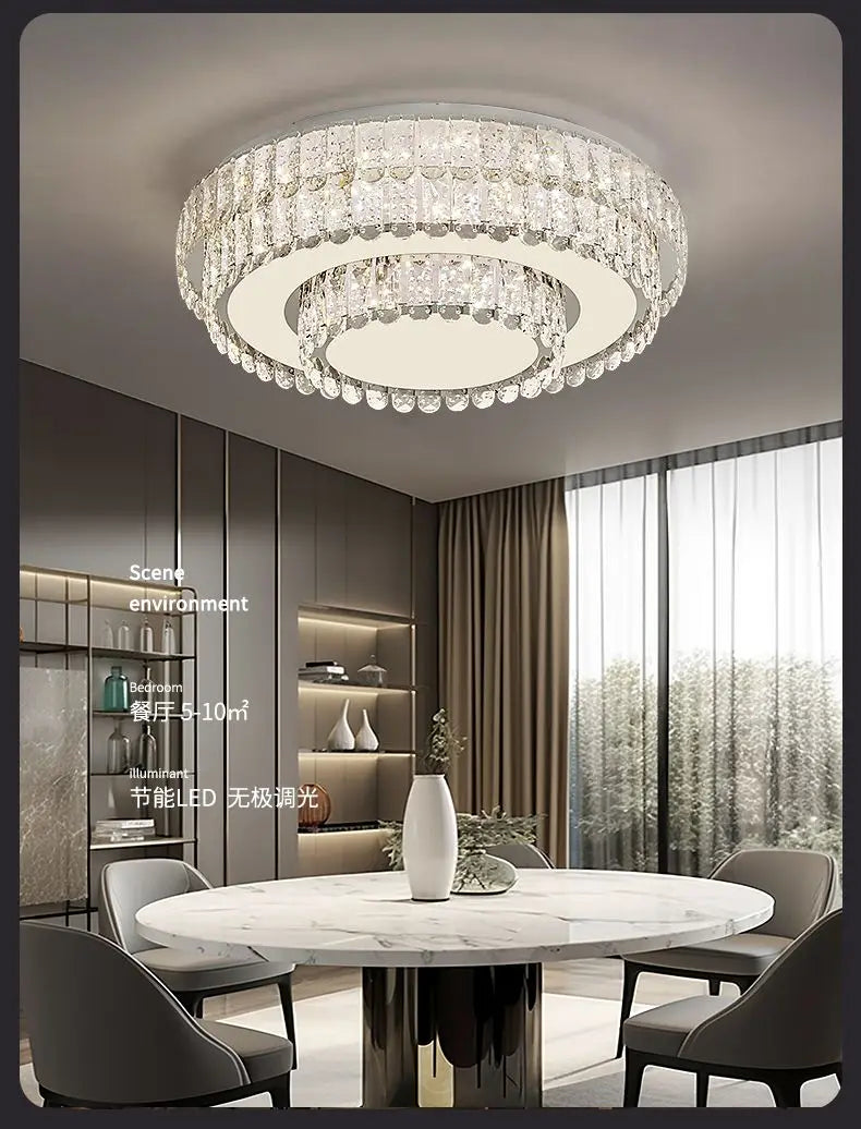 Luxe Crystal Chandelier