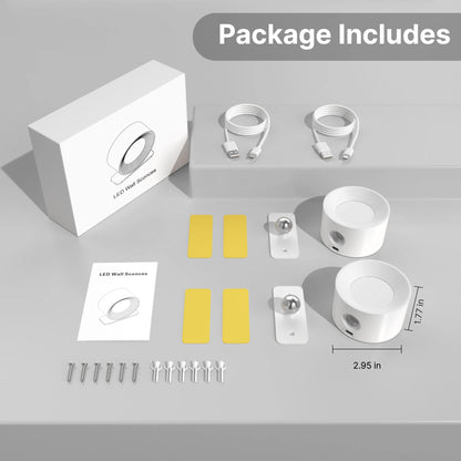 Rechargeable Touch Wall Sconce