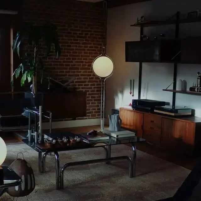 Floor Lamp Nordic Art Bauhaus Medieval Living Room Lamp