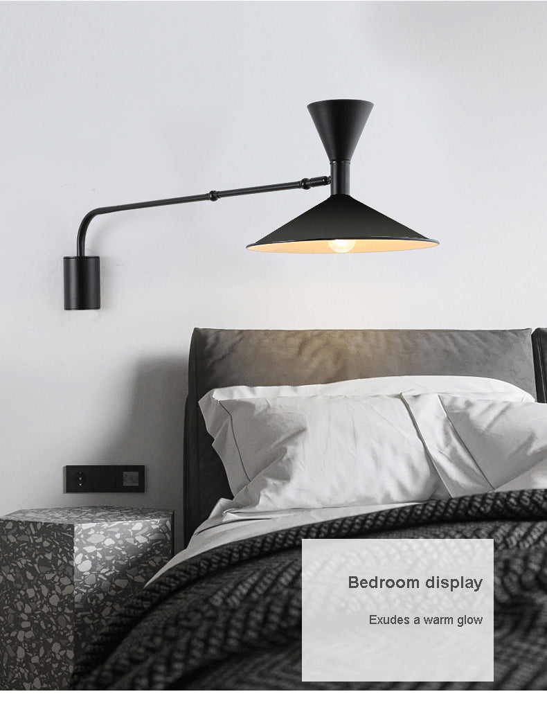 Nordic Glow: Adjustable LED Wall Lamp