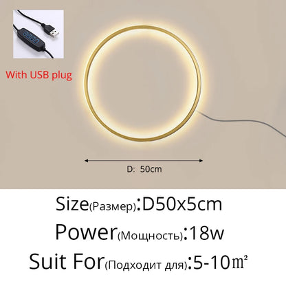 Circle Glow Wall Lights