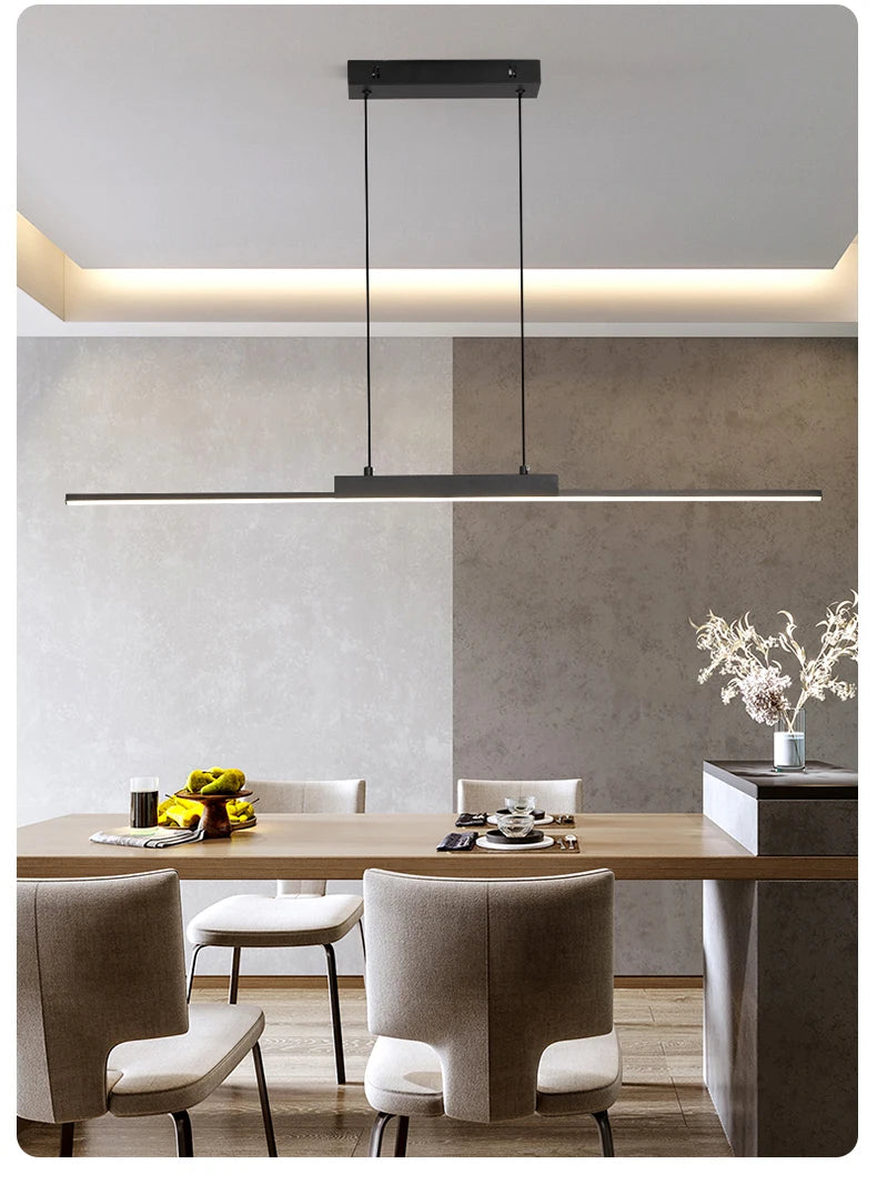 Slim Linear LED Pendant