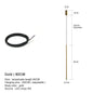 Modern Straight LED Chandelier Hanging Light Fixtures