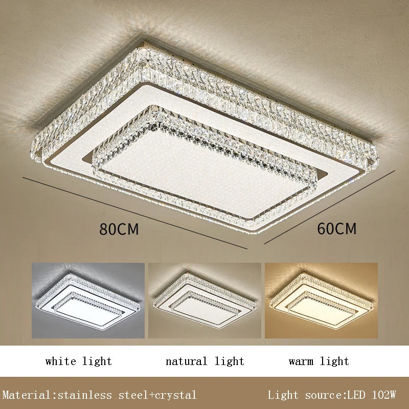 Luxe Crystal Chandelier