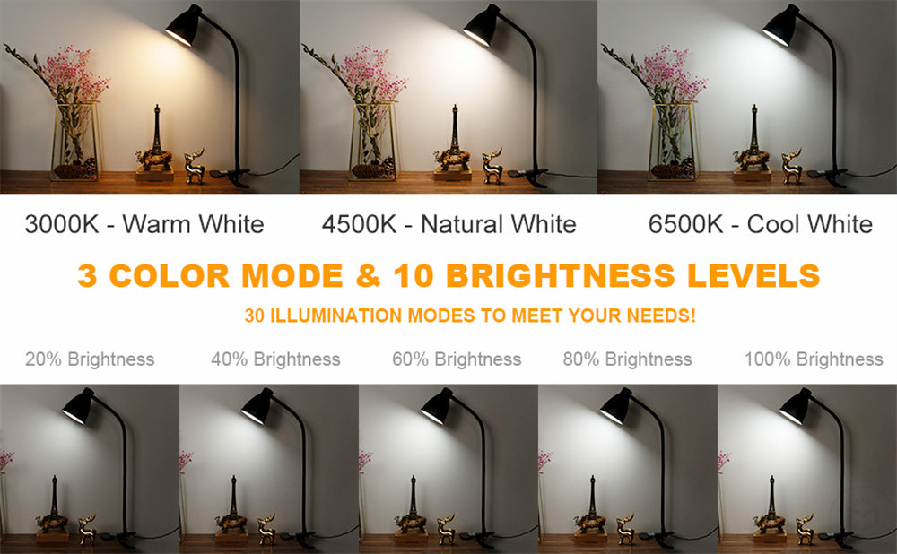 FlexiClip LED Desk Lamp
