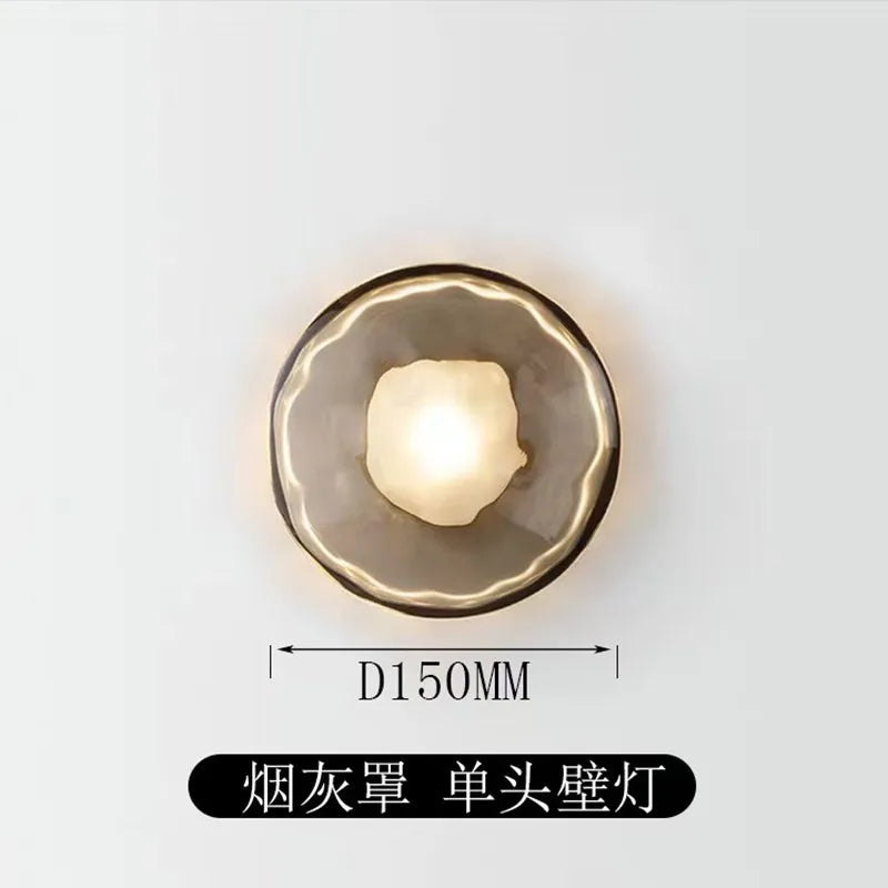 Glass Glow Sconce - Modern LED Wall Light