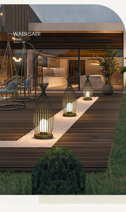 AquaGlow Outdoor Floor Lamp