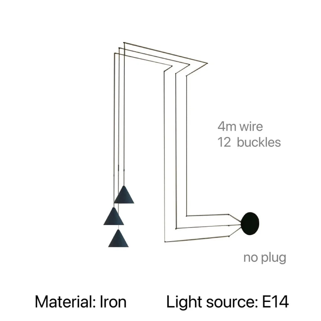 GeoLine Mini Cone Ceiling Light