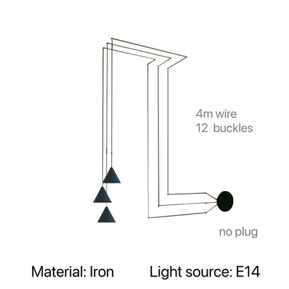 GeoLine Mini Cone Ceiling Light