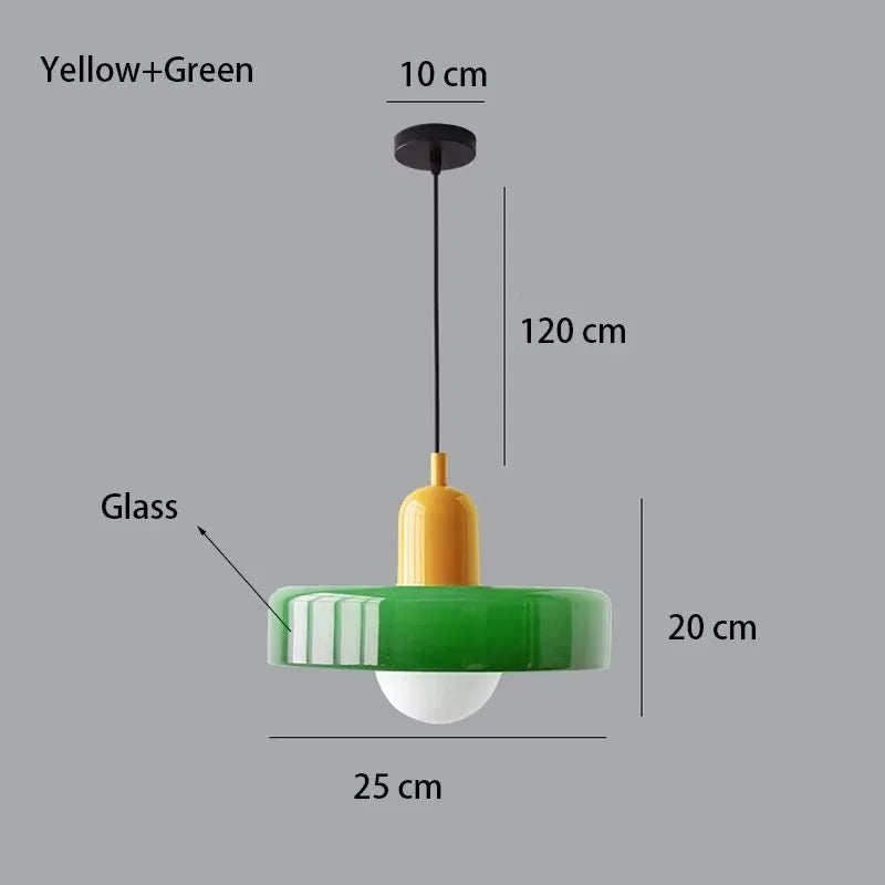 Nordic Retro Glass Pendant