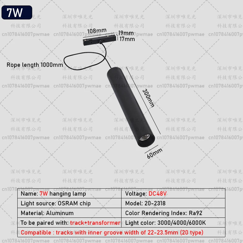 MagnaGlow Ceiling Track Light System
