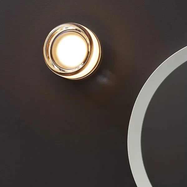 Round Glass LED Wall Sconce