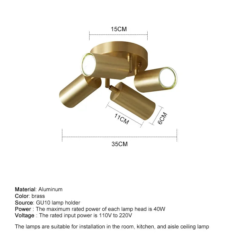 FlexiLight GU10 LED Ceiling Fixture