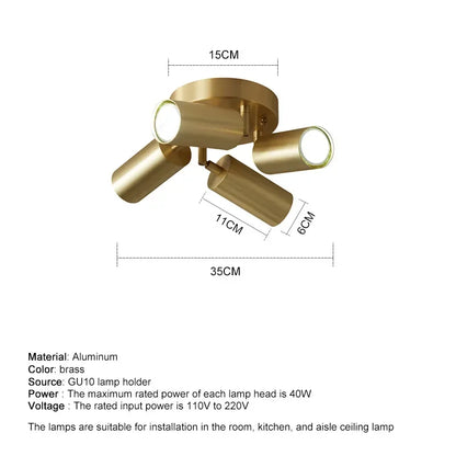 FlexiLight GU10 LED Ceiling Fixture