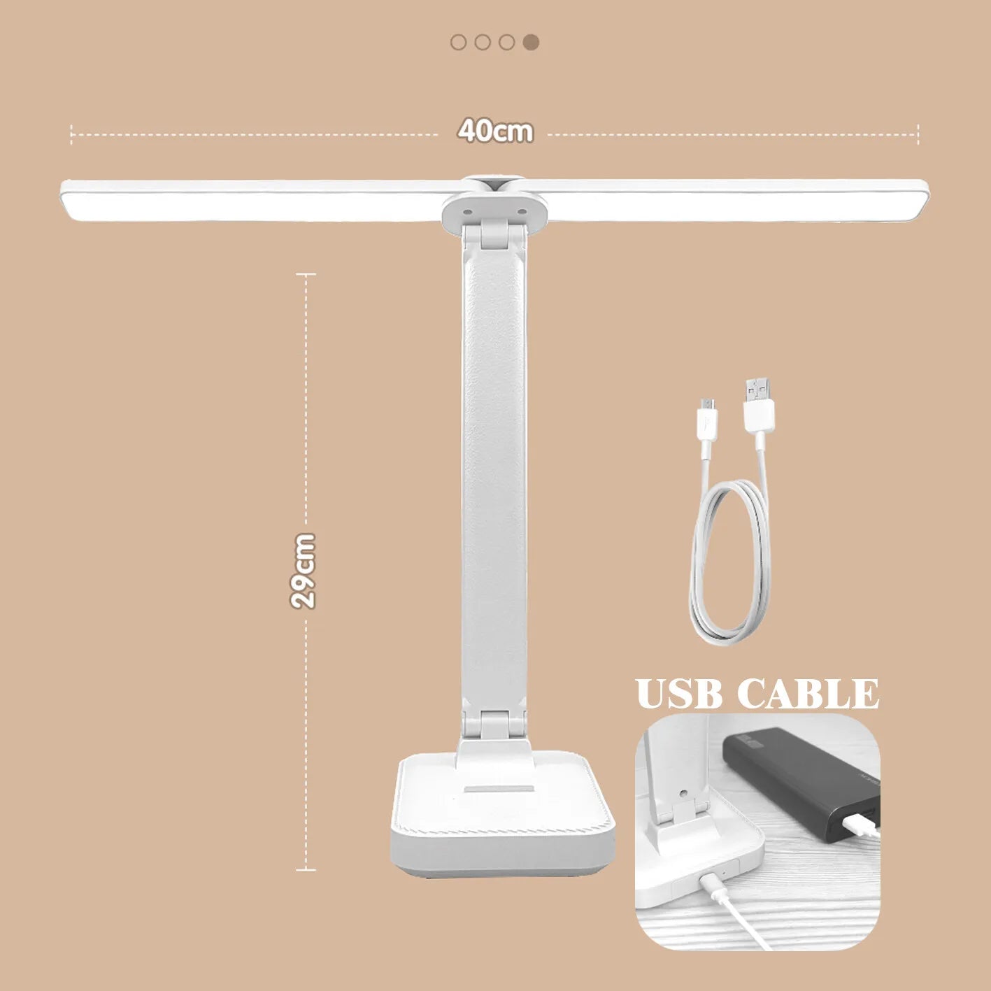 FlexiGlow: Dimmable Touch LED Desk Lamp