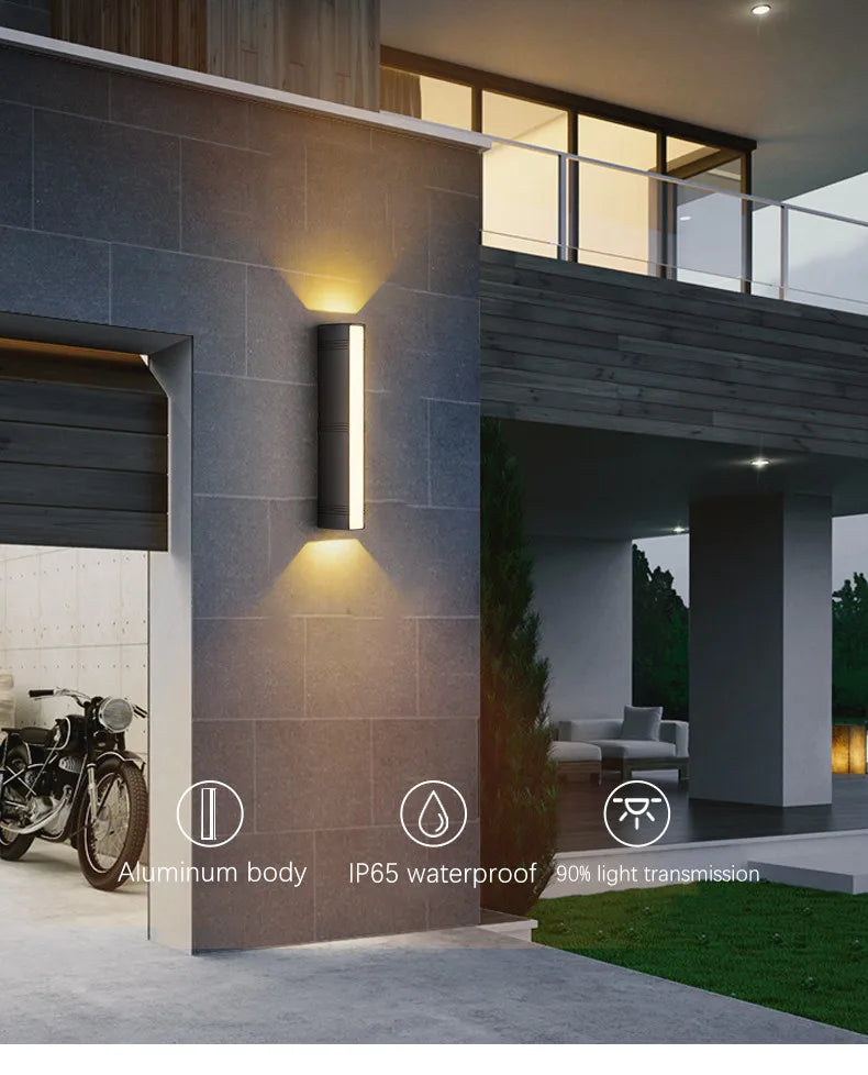 VillaGlo LED Outdoor Wall Light