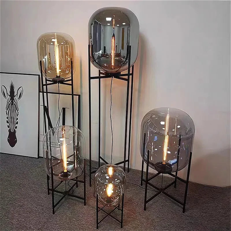 Villa Bubble Oda Pulpo Glass Ball Floor Lamp