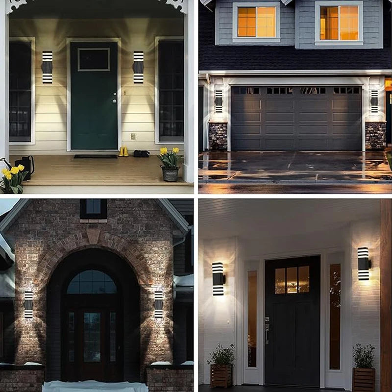 BrightGuard E27 LED Wall Sconce - Waterproof Design