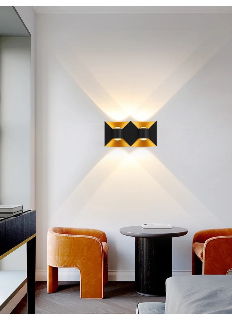 AluGlow Waterproof LED Porch Wall Sconce