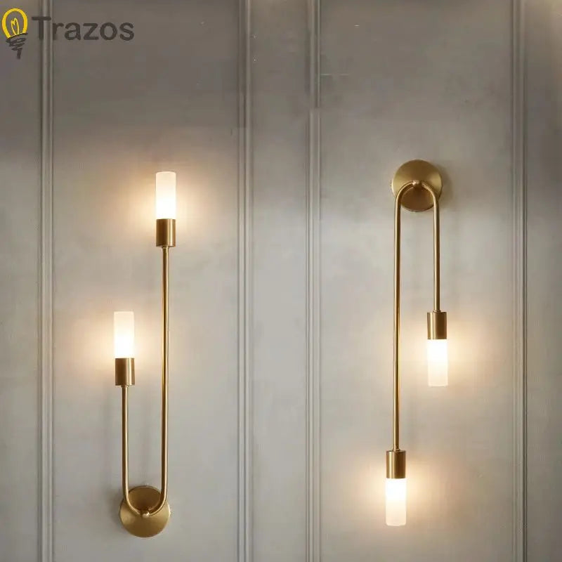 NordicLux Black Gold LED Wall Lamp
