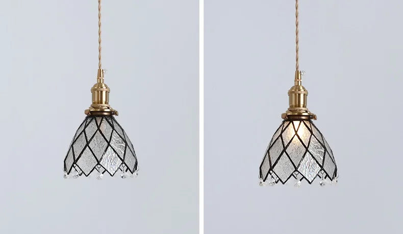 IWHD Nordic Glass LED Pendant Lights Fixtures