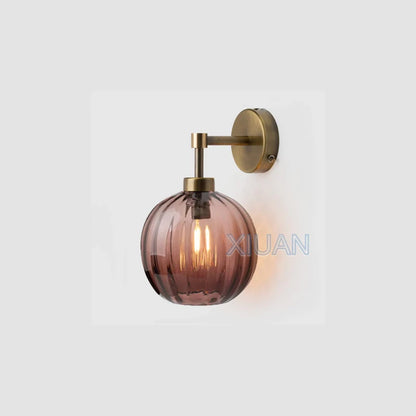 Amber Smoke Wall Sconces