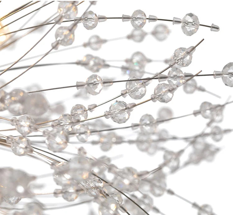 Dandelion Crystal LED Pendant