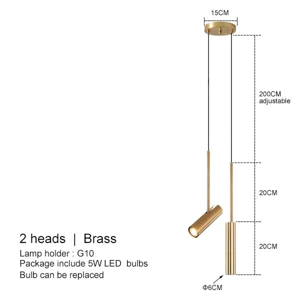 Adjustable Bedside Spot Pendant